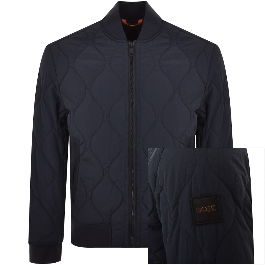 Hugo boss quilted jacket mens cheap